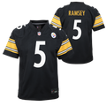 Youth Pittsburgh Steelers Jalen Ramsey Black Team Game Jersey