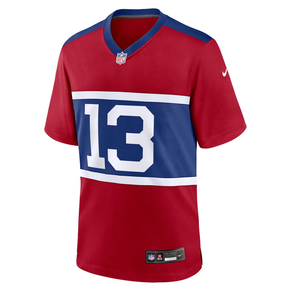 Youth New York Giants Jalin Hyatt Red Game Jersey