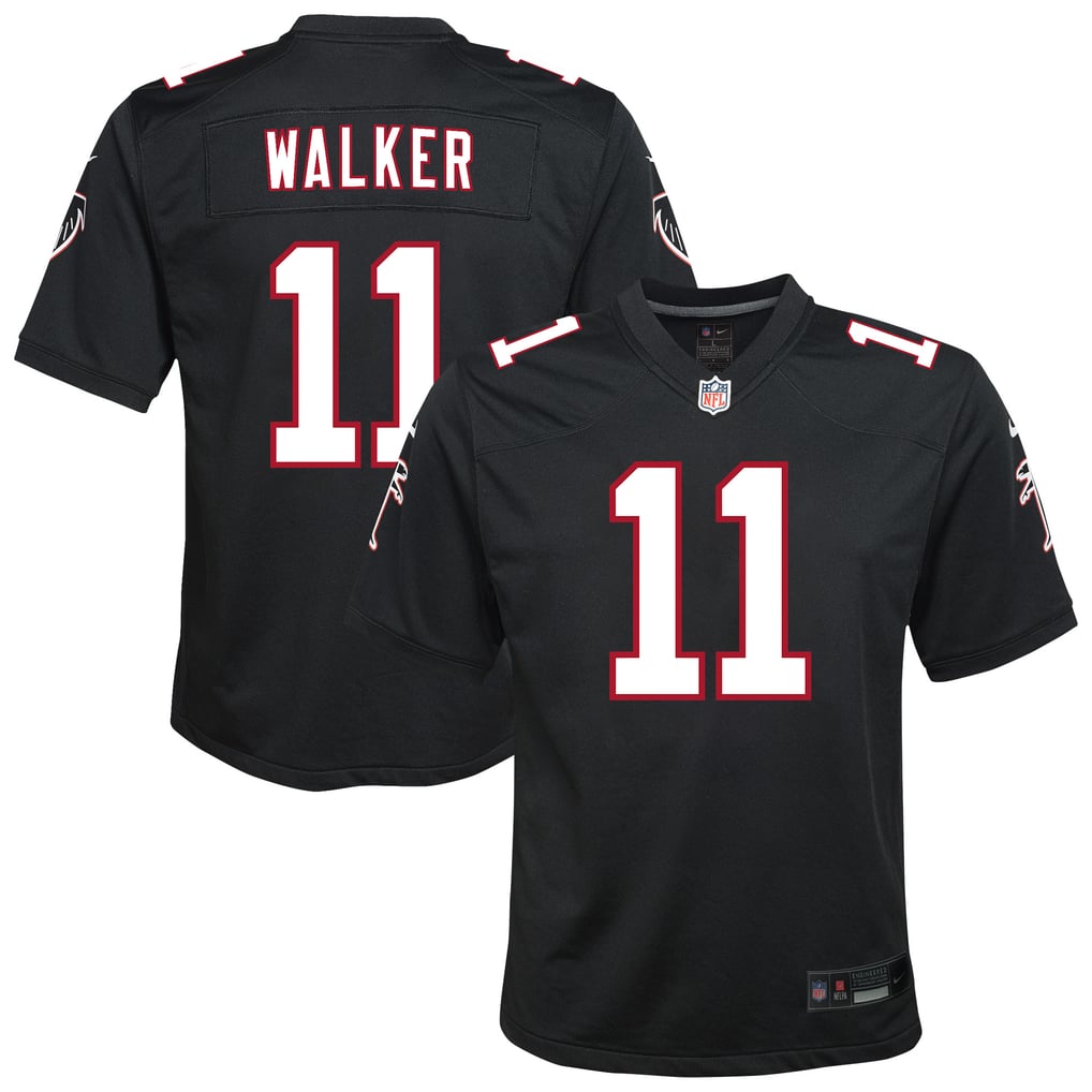 Youth Atlanta Falcons Jalon Walker Black Alternate Game Jersey