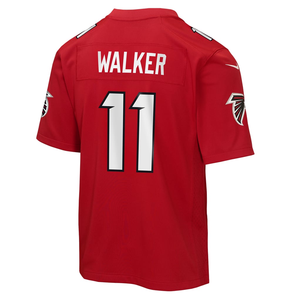 Youth Atlanta Falcons Jalon Walker Red Game Jersey