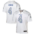 Youth Buffalo Bills James Cook III White Rivalries Collection Game Jersey