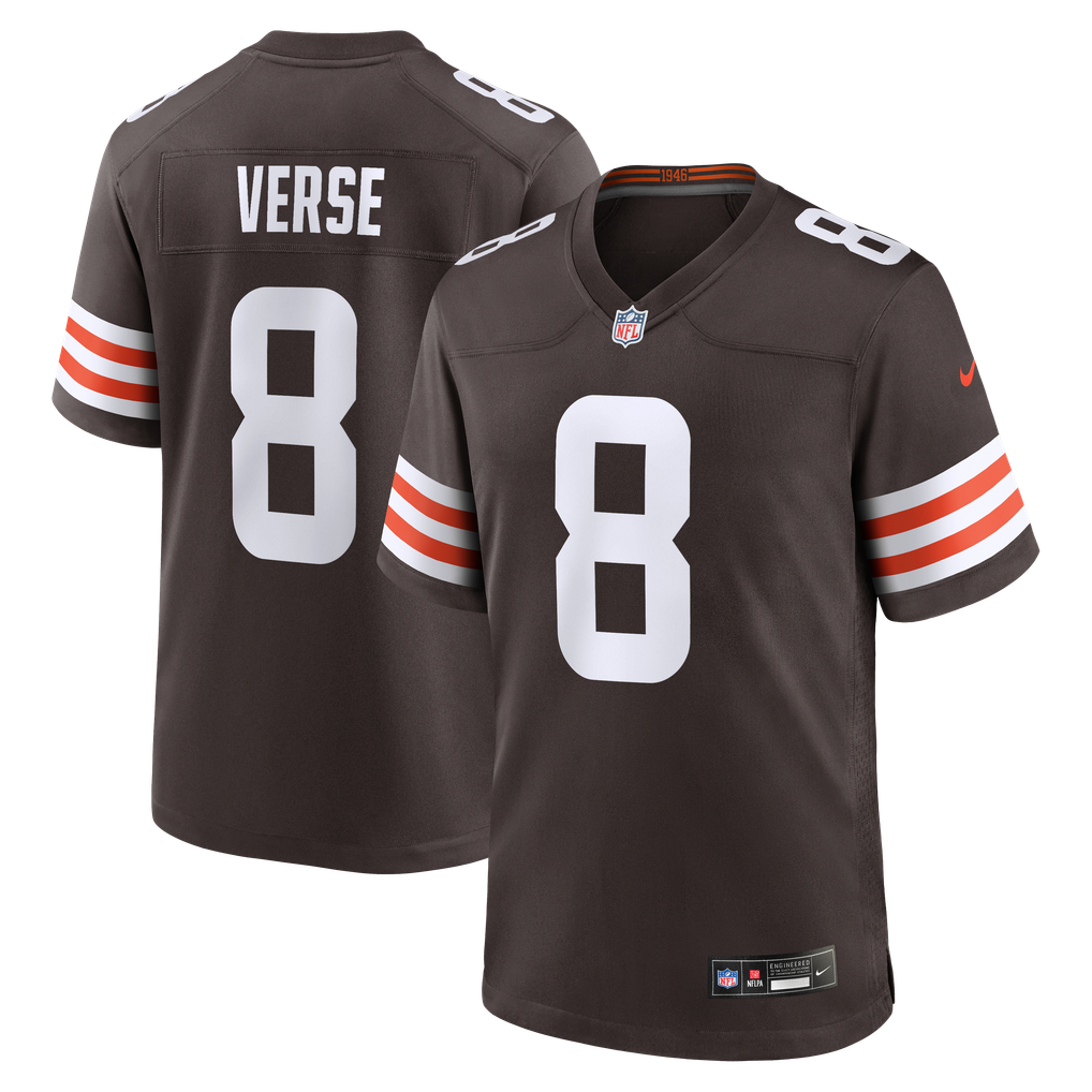 Youth Cleveland Browns Jared Verse Brown Team Game Jersey