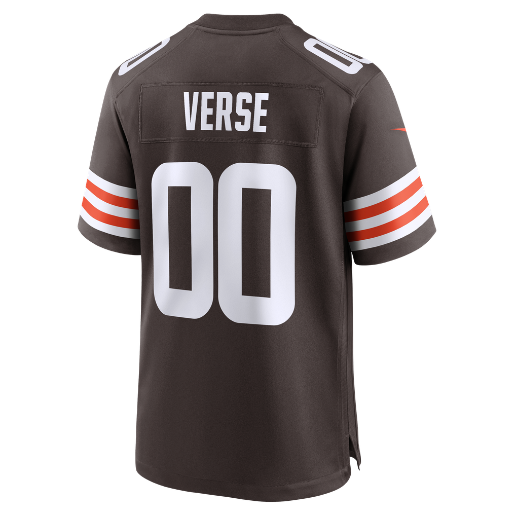 Youth Cleveland Browns Jared Verse Brown Team Game Jersey