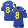 Youth Los Angeles Rams Jared Verse Royal Game Jersey