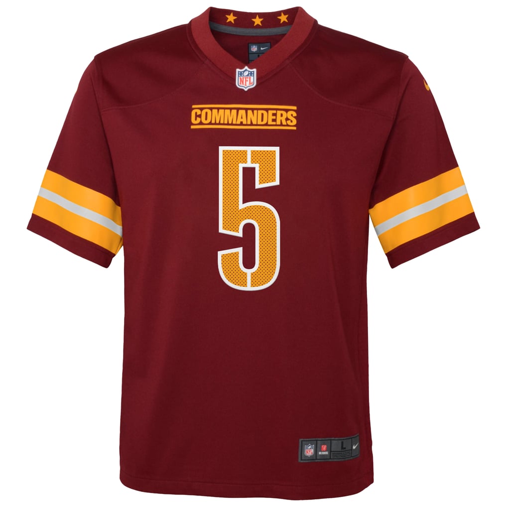 Youth Washington Commanders Jayden Daniels Burgundy Game Jersey