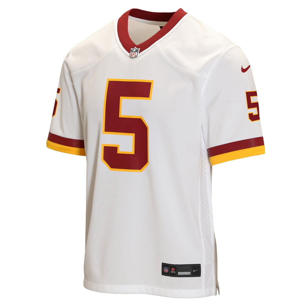 Youth Washington Commanders Jayden Daniels White Game Jersey