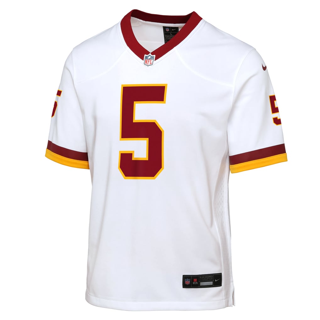 Youth Washington Commanders Jayden Daniels White Game Super Bowl Era Jersey