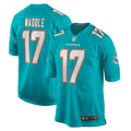 Youth Miami Dolphins Jaylen Waddle Aqua Game Jersey
