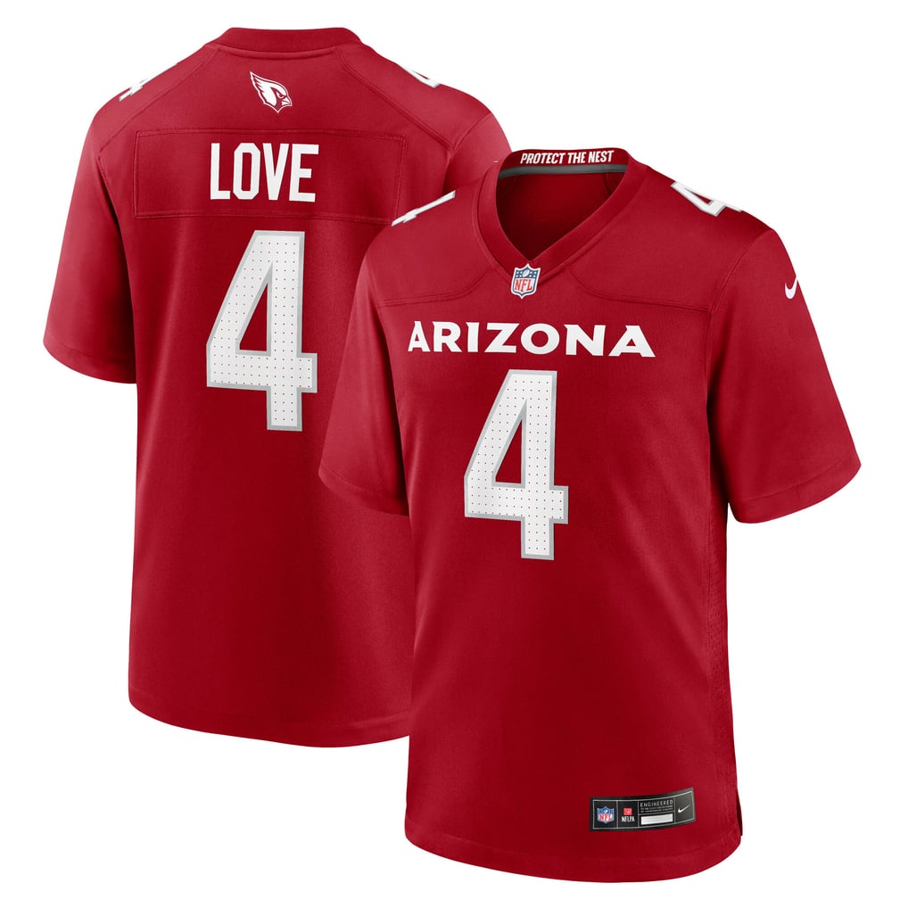 Youth Arizona Cardinals Jeremiyah Love Cardinal Team Game Jersey