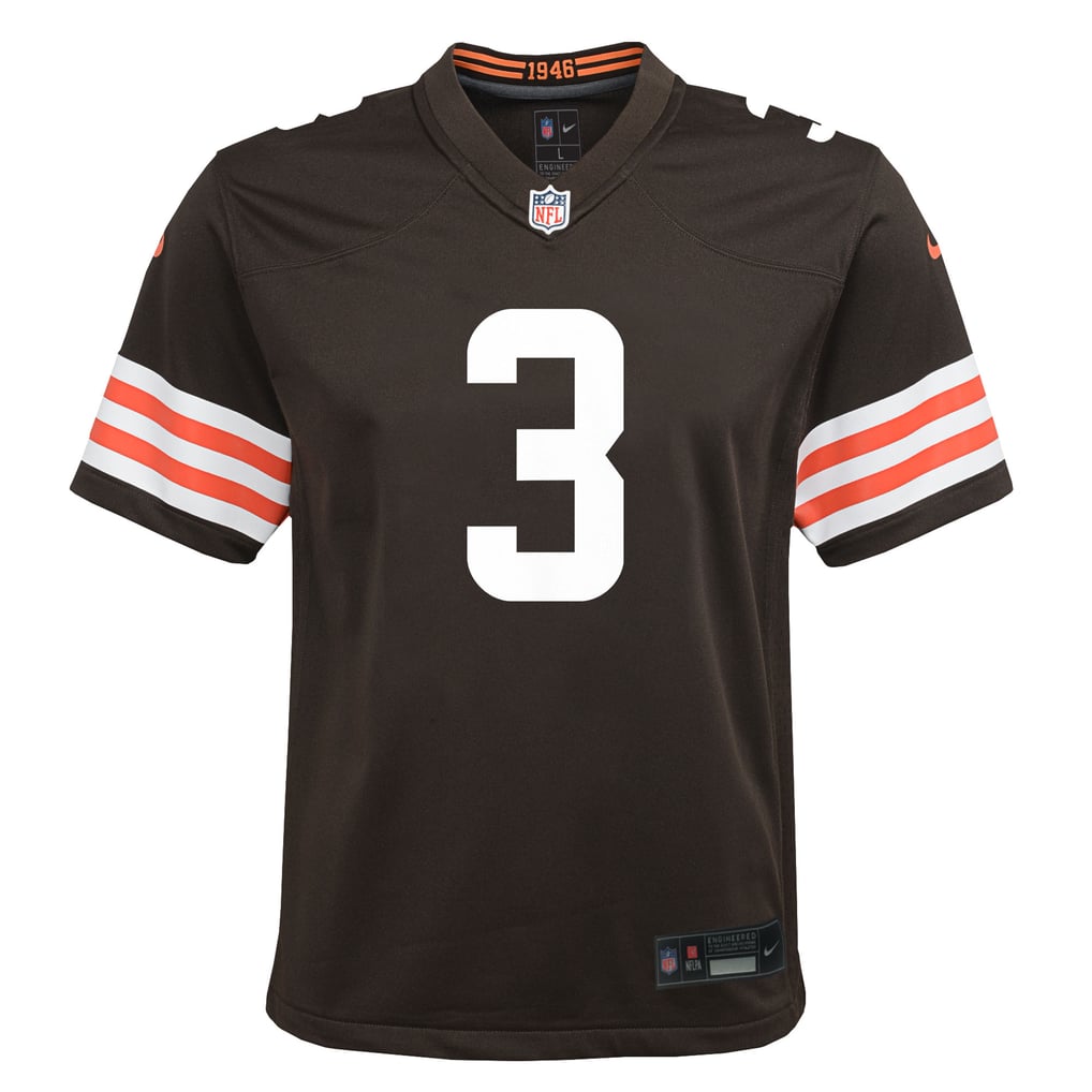 Youth Cleveland Browns Jerry Jeudy Brown Team Game Jersey