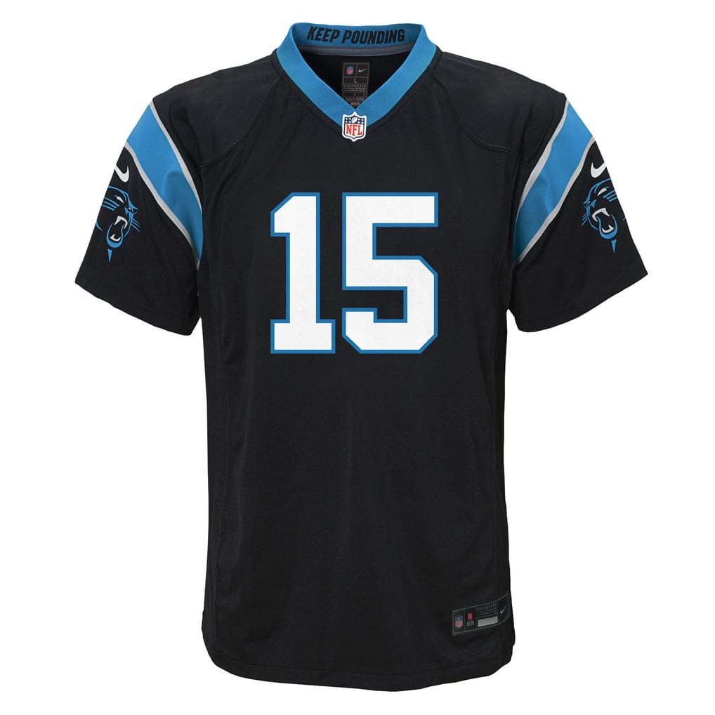 Youth Carolina Panthers Jimmy Horn Jr. Black Team Game Jersey