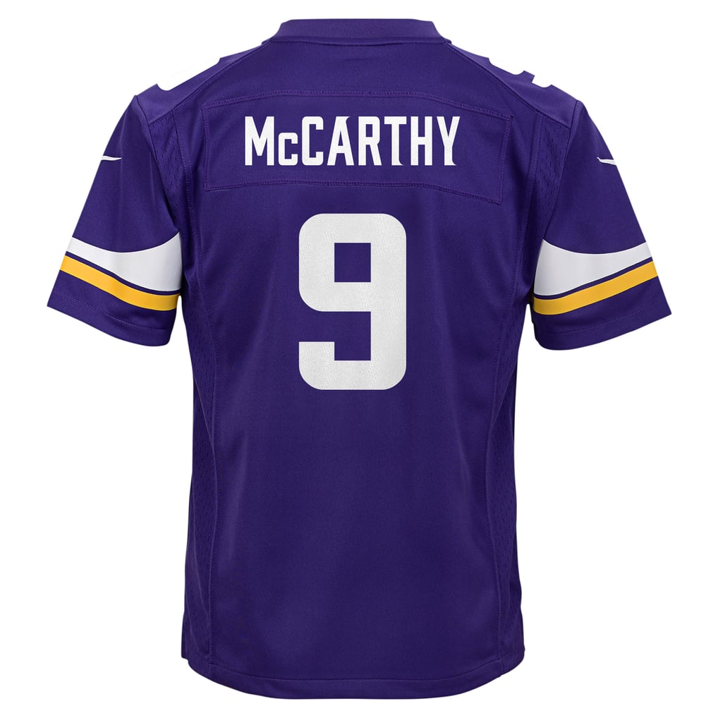 Youth Minnesota Vikings J.J. McCarthy Purple Game Jersey