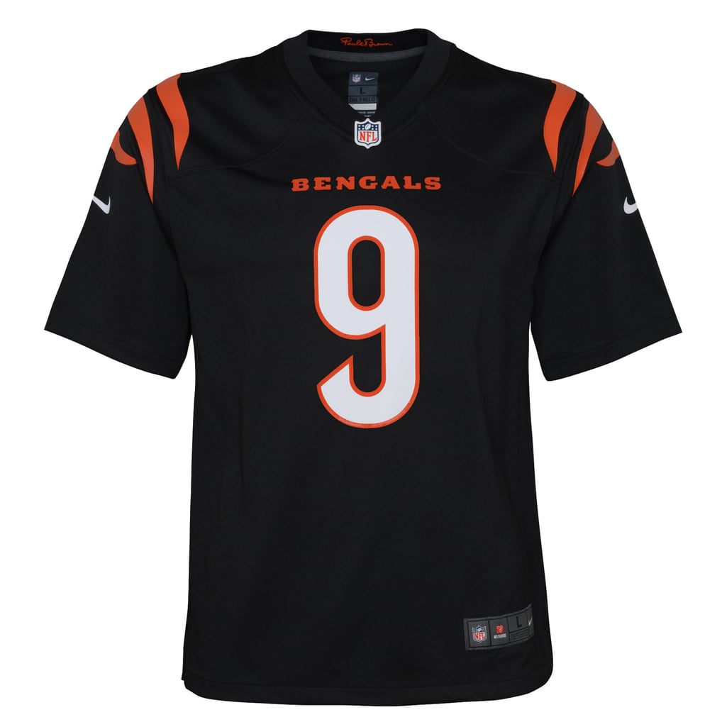 Youth Cincinnati Bengals Joe Burrow Black Game Jersey