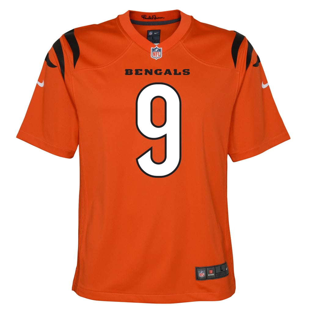 Youth Cincinnati Bengals Joe Burrow Orange Game Jersey