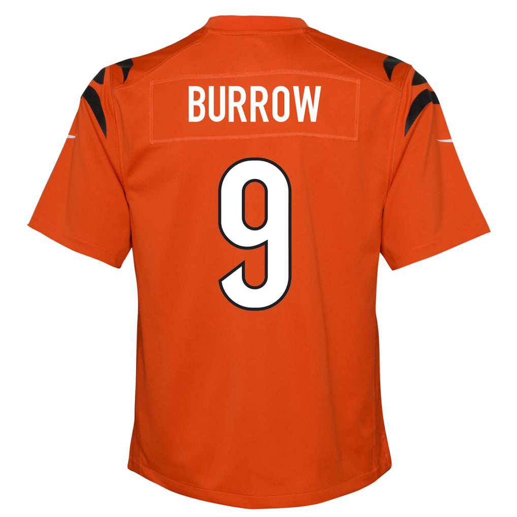 Youth Cincinnati Bengals Joe Burrow Orange Game Jersey