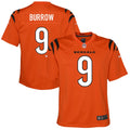 Youth Cincinnati Bengals Joe Burrow Orange Game Jersey