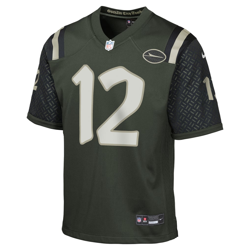 Youth New York Jets Joe Namath Gotham Green 2025 Rivalries Collection Retired Player Game Jersey