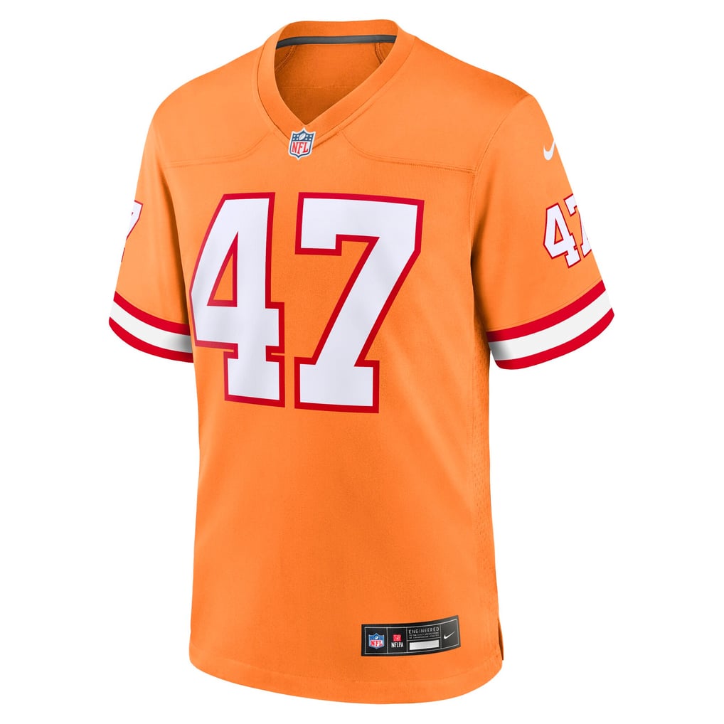 Youth Tampa Bay Buccaneers John Lynch Orange Retired Player Game Jersey