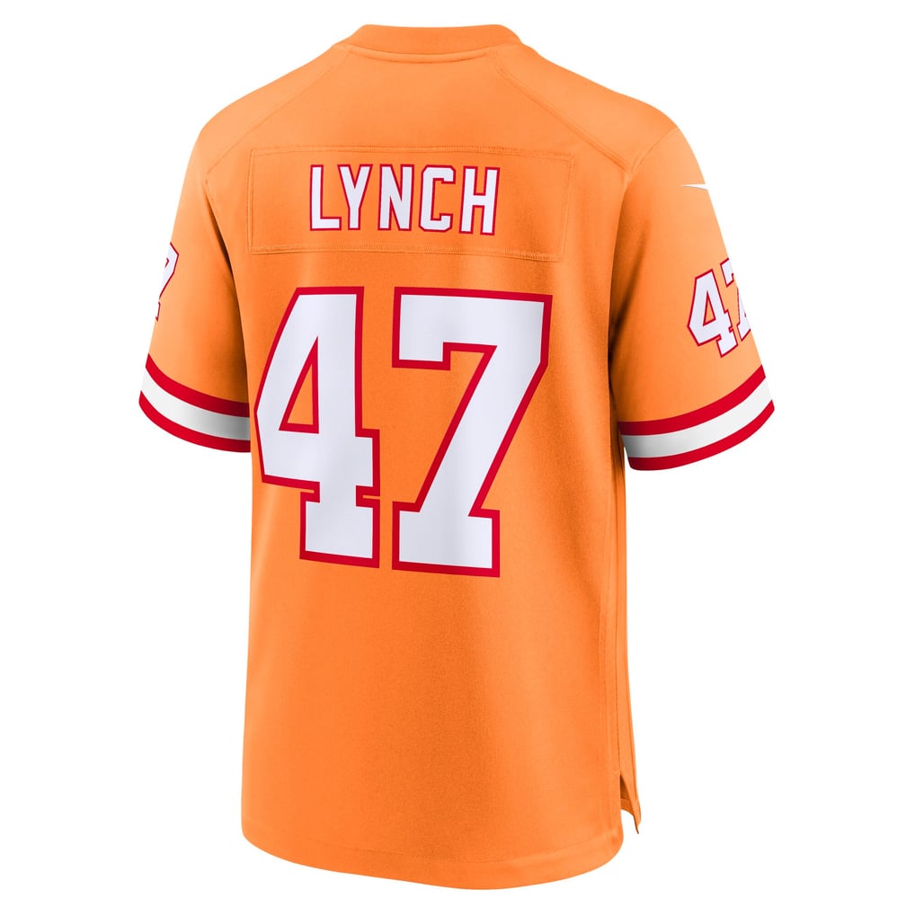 Youth Tampa Bay Buccaneers John Lynch Orange Retired Player Game Jersey