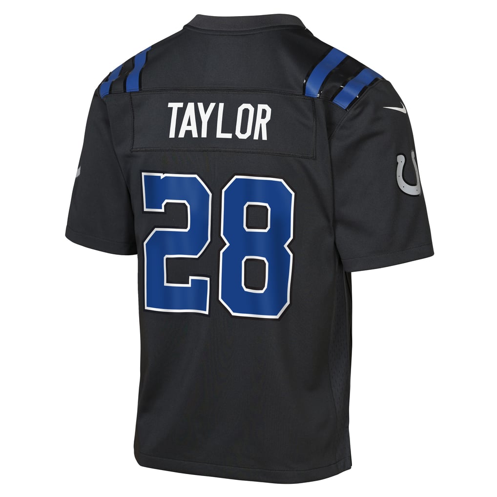 Youth Indianapolis Colts Jonathan Taylor Anthracite 2026 Rivalries Collection Game Jersey