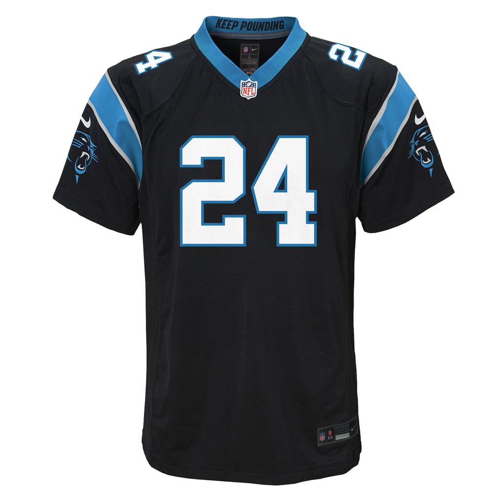Youth Carolina Panthers Jonathon Brooks Black Game Jersey