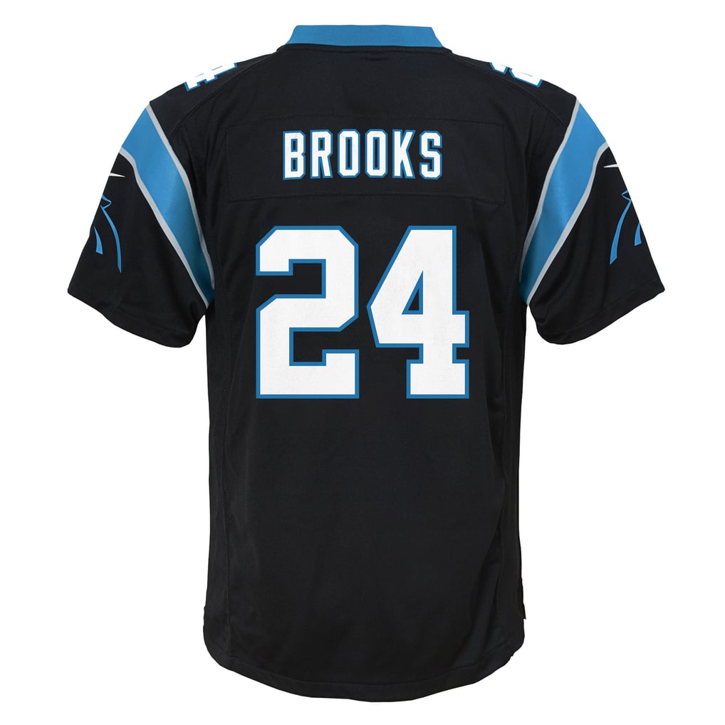 Youth Carolina Panthers Jonathon Brooks Black Game Jersey