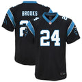 Youth Carolina Panthers Jonathon Brooks Black Game Jersey
