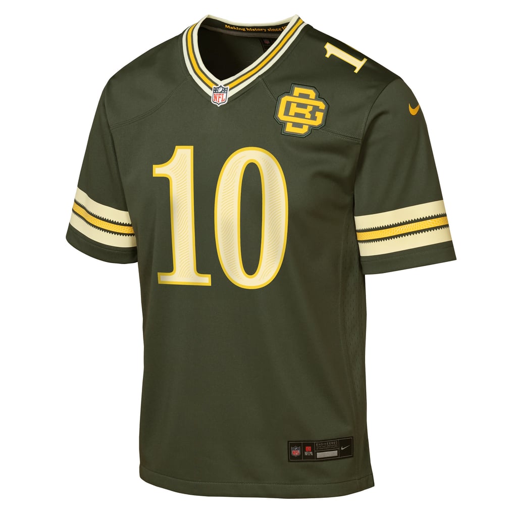 Youth Green Bay Packers Jordan Love Green 2026 Rivalries Collection Game Jersey