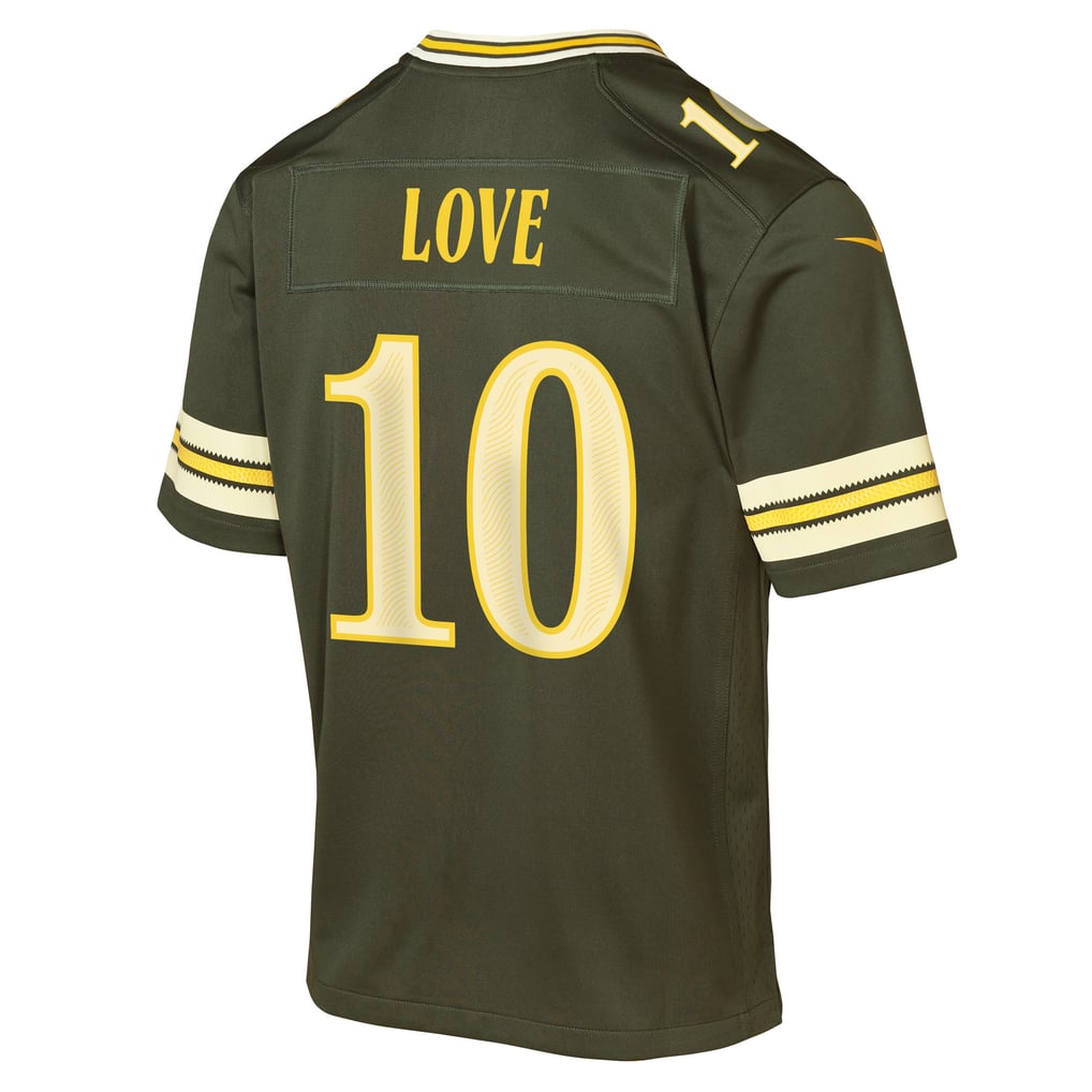 Youth Green Bay Packers Jordan Love Green 2026 Rivalries Collection Game Jersey