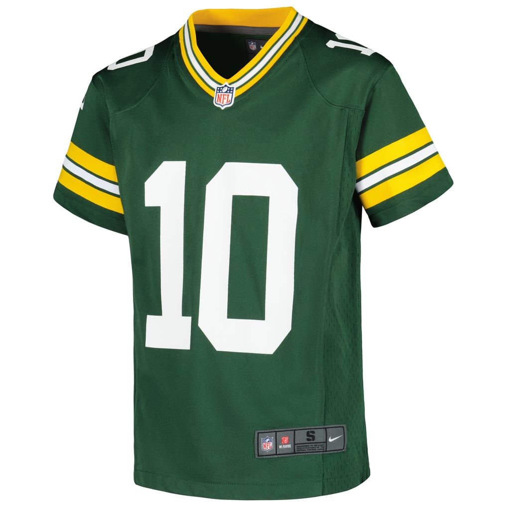 Youth Green Bay Packers Jordan Love Green Game Jersey