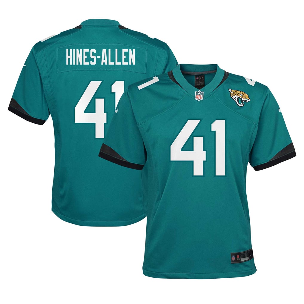 Youth Jacksonville Jaguars Josh Hines-Allen Teal Game Jersey