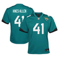 Youth Jacksonville Jaguars Josh Hines-Allen Teal Game Jersey