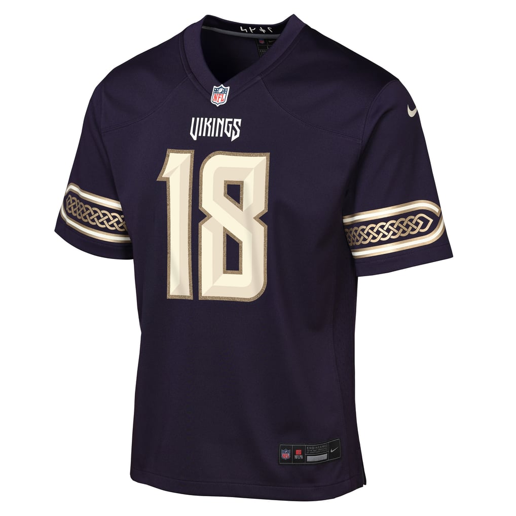 Youth Minnesota Vikings Justin Jefferson Purple 2026 Rivalries Collection Game Jersey