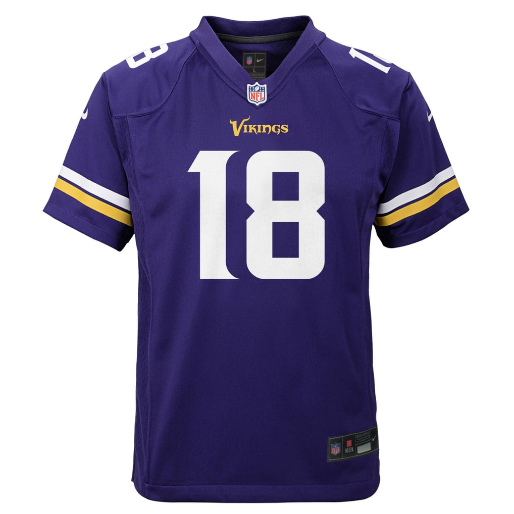 Youth Minnesota Vikings Justin Jefferson Purple Game Jersey