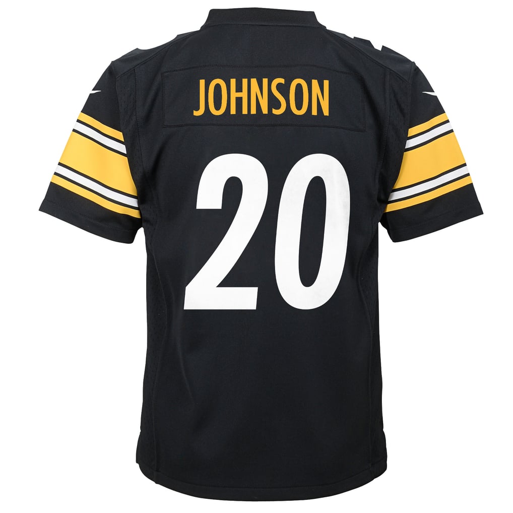 Youth Pittsburgh Steelers Kaleb Johnson Black Team Game Jersey
