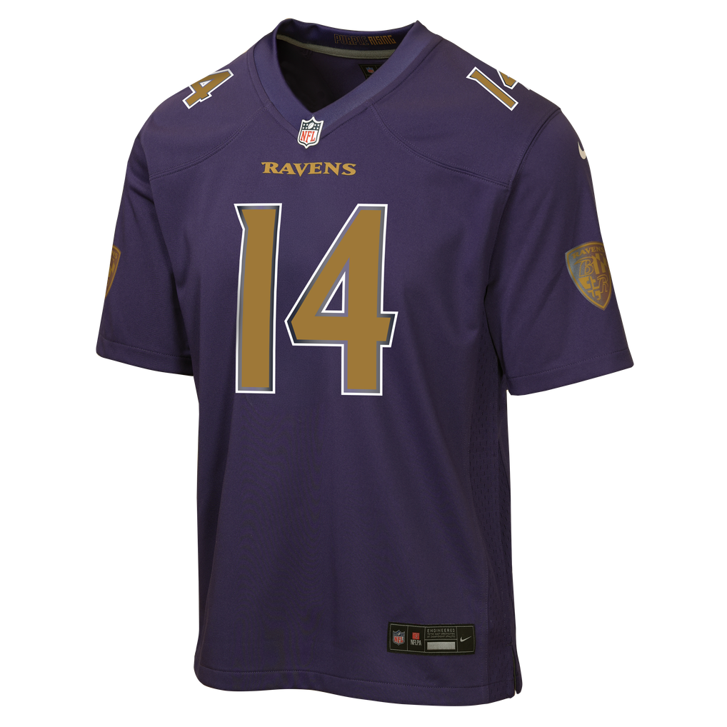 Youth Baltimore Ravens Kyle Hamilton Purple Alternate 2 Game Jersey