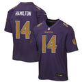 Youth Baltimore Ravens Kyle Hamilton Purple Alternate 2 Game Jersey