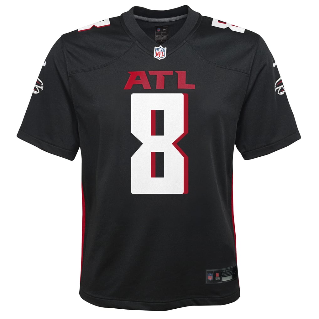 Youth Atlanta Falcons Kyle Pitts Sr. Black Game Jersey
