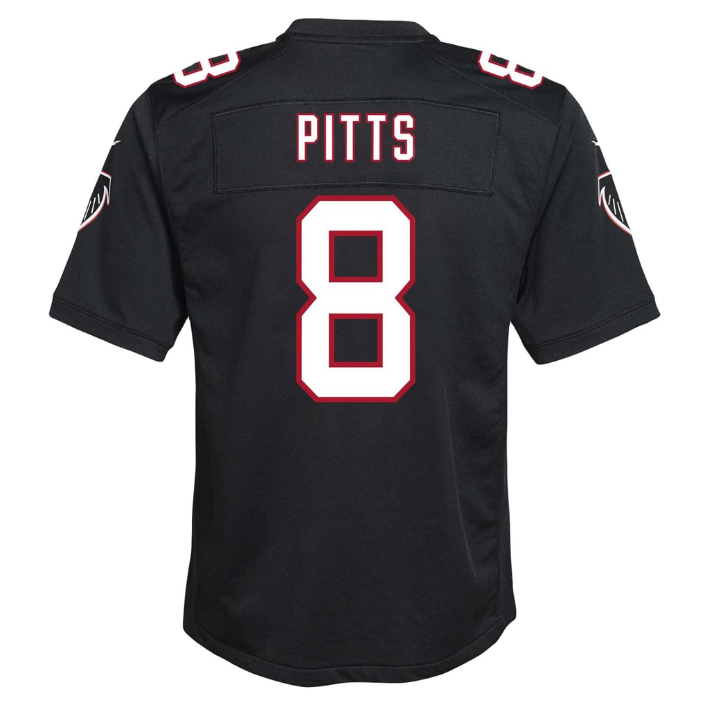 Youth Atlanta Falcons Kyle Pitts Sr. Black Game Jersey