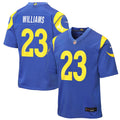 Youth Los Angeles Rams Kyren Williams Royal Game Jersey