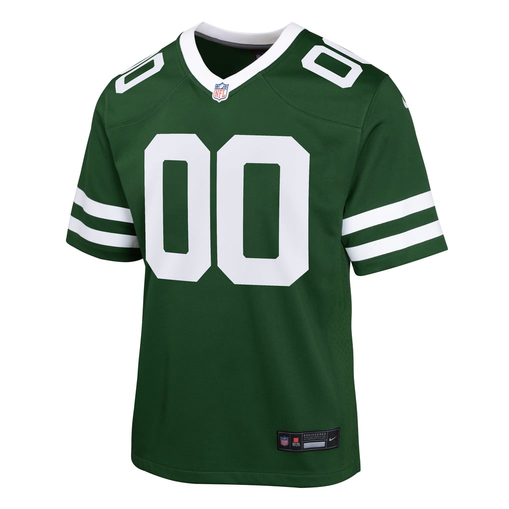 Youth New York Jets Legacy Green Custom Game Jersey