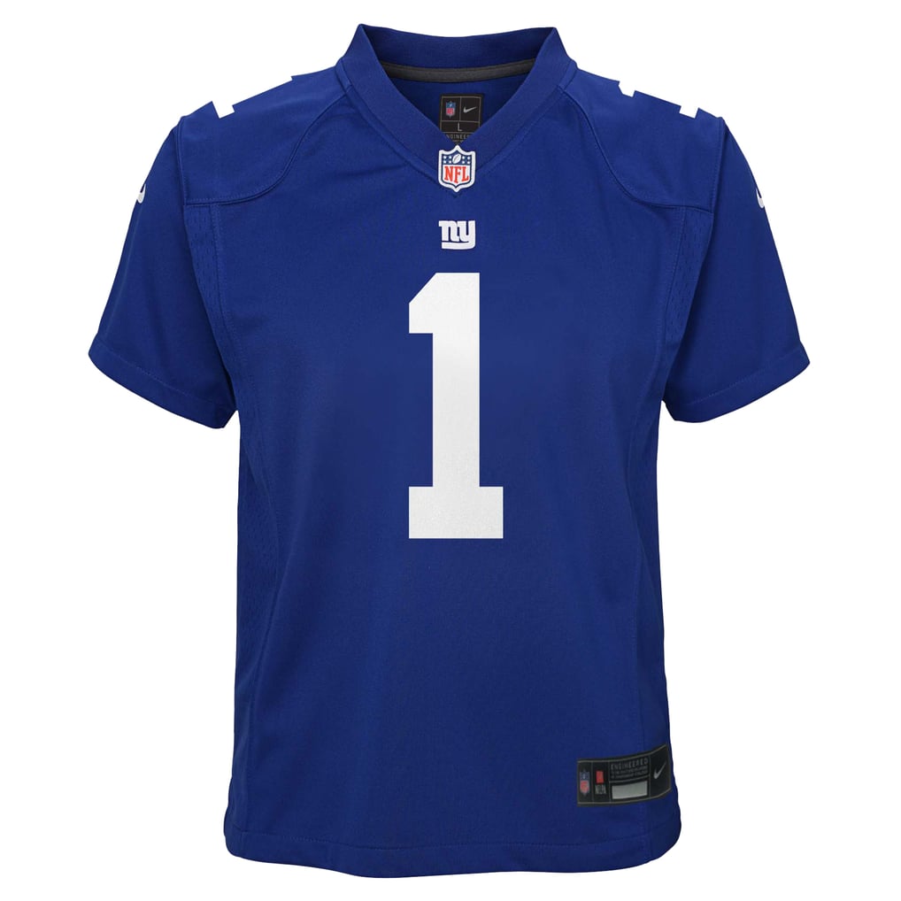 Youth New York Giants Malik Nabers Royal Game Jersey