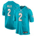 Youth Miami Dolphins Malik Willis Teal Game Jersey