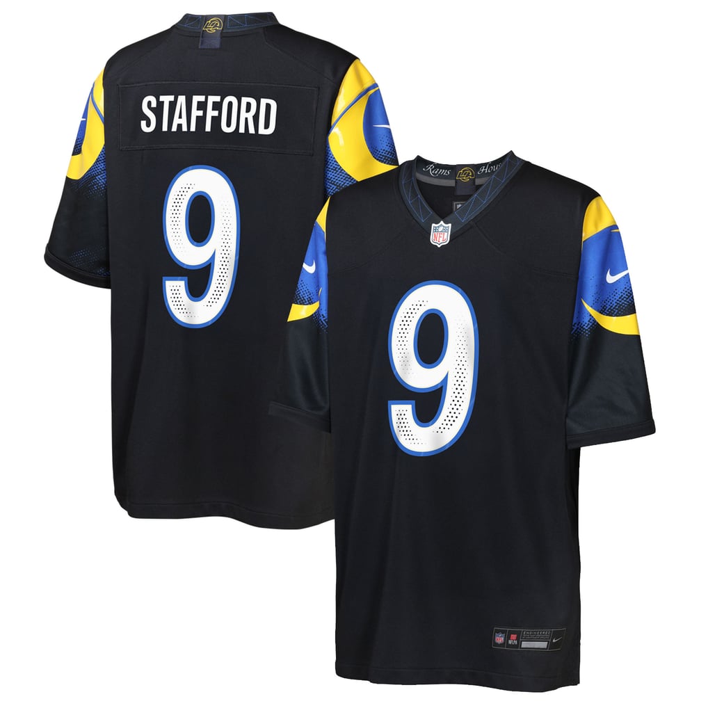 Youth Los Angeles Rams Matthew Stafford Dark Blue Rivalries Collection Game Jersey