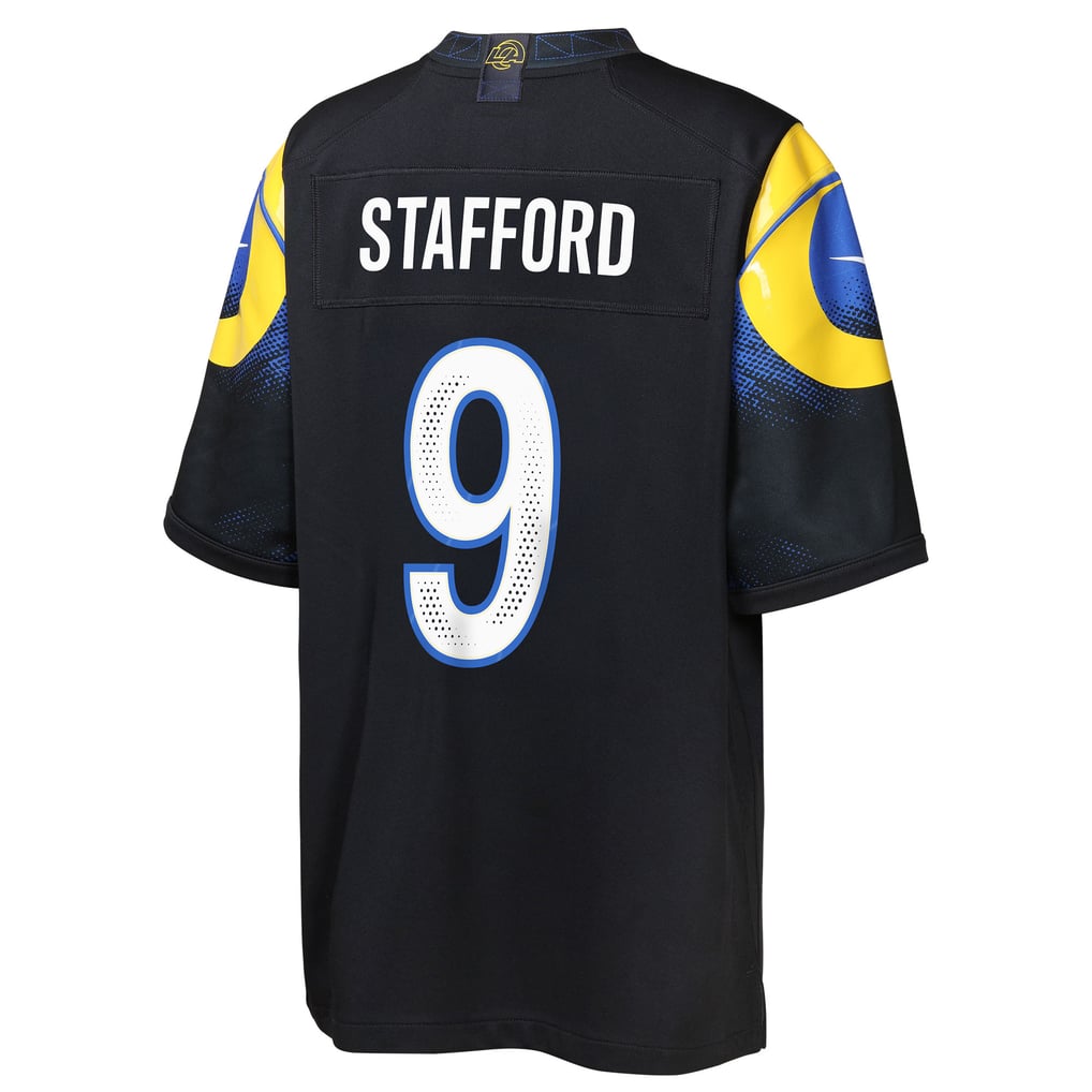 Youth Los Angeles Rams Matthew Stafford Dark Blue Rivalries Collection Game Jersey