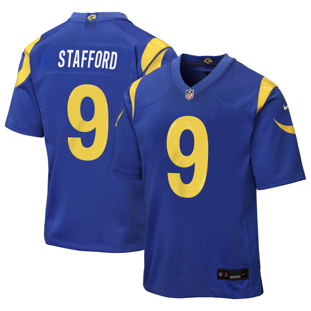 Youth Los Angeles Rams Matthew Stafford Royal Team Game Jersey