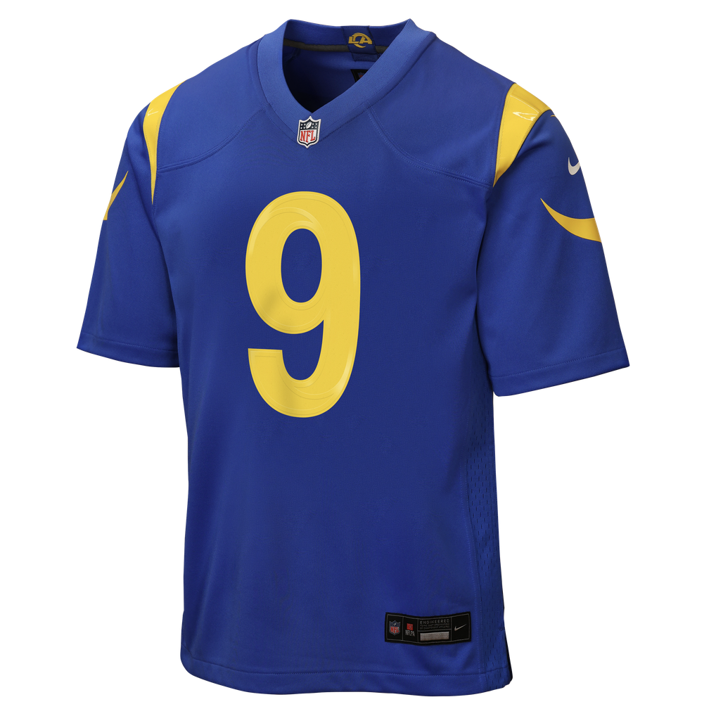 Youth Los Angeles Rams Matthew Stafford Royal Team Game Jersey