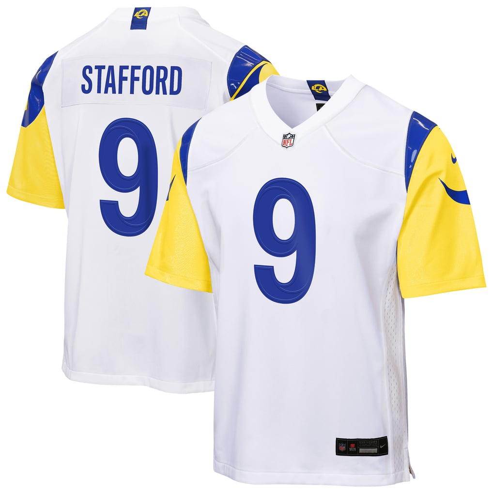 Youth Los Angeles Rams Matthew Stafford White Game Jersey
