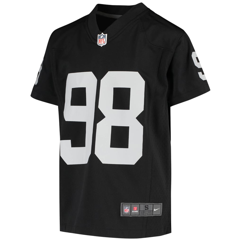 Youth Las Vegas Raiders Maxx Crosby Black Game Jersey
