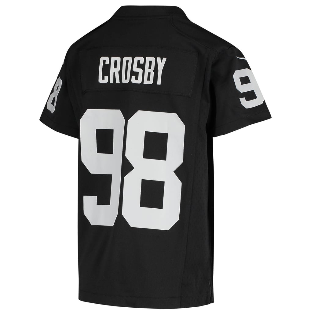 Youth Las Vegas Raiders Maxx Crosby Black Game Jersey